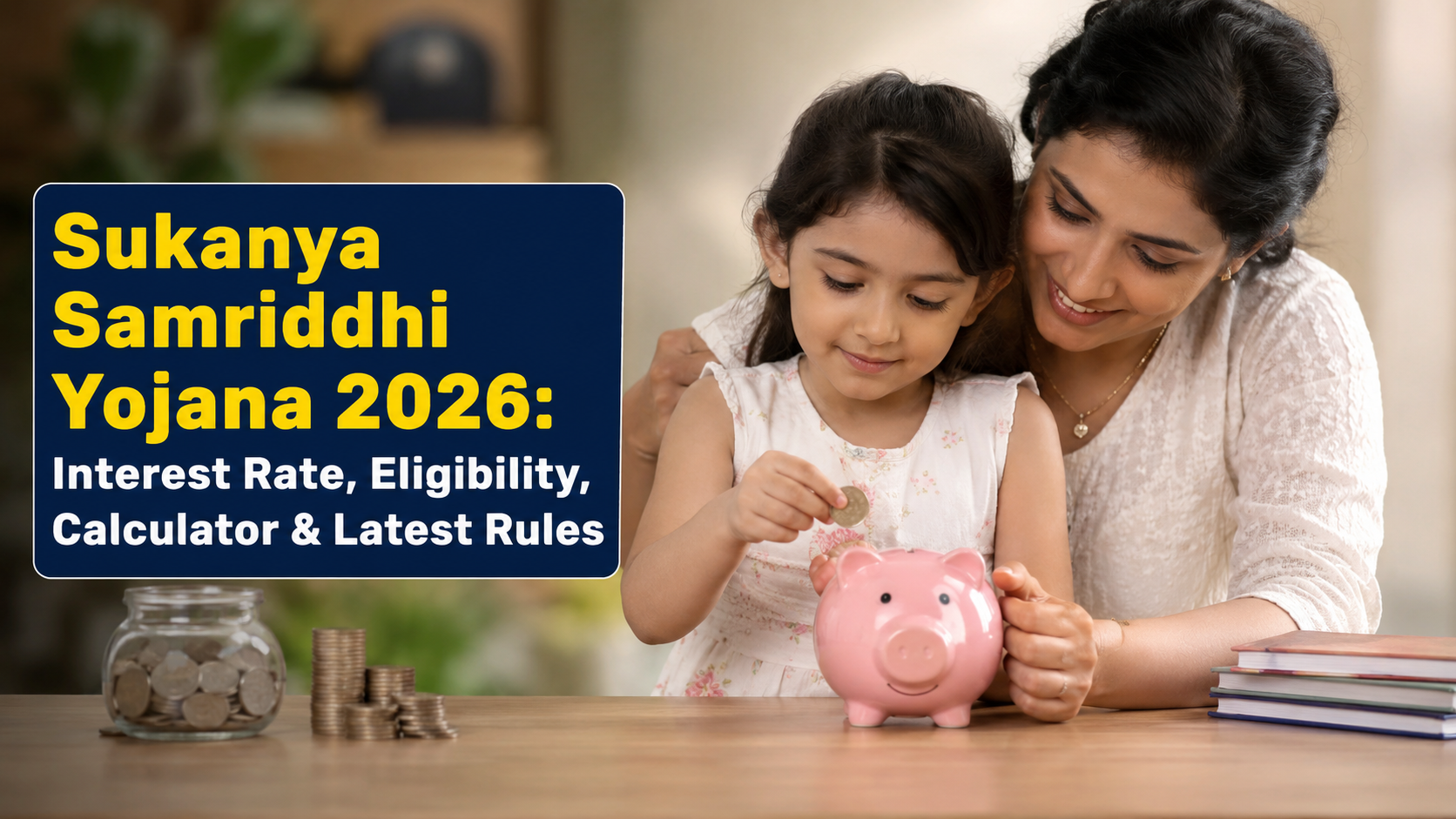 Sukanya Samriddhi Yojana 2026: Interest Rate, Eligibility, Calculator & Latest Rules