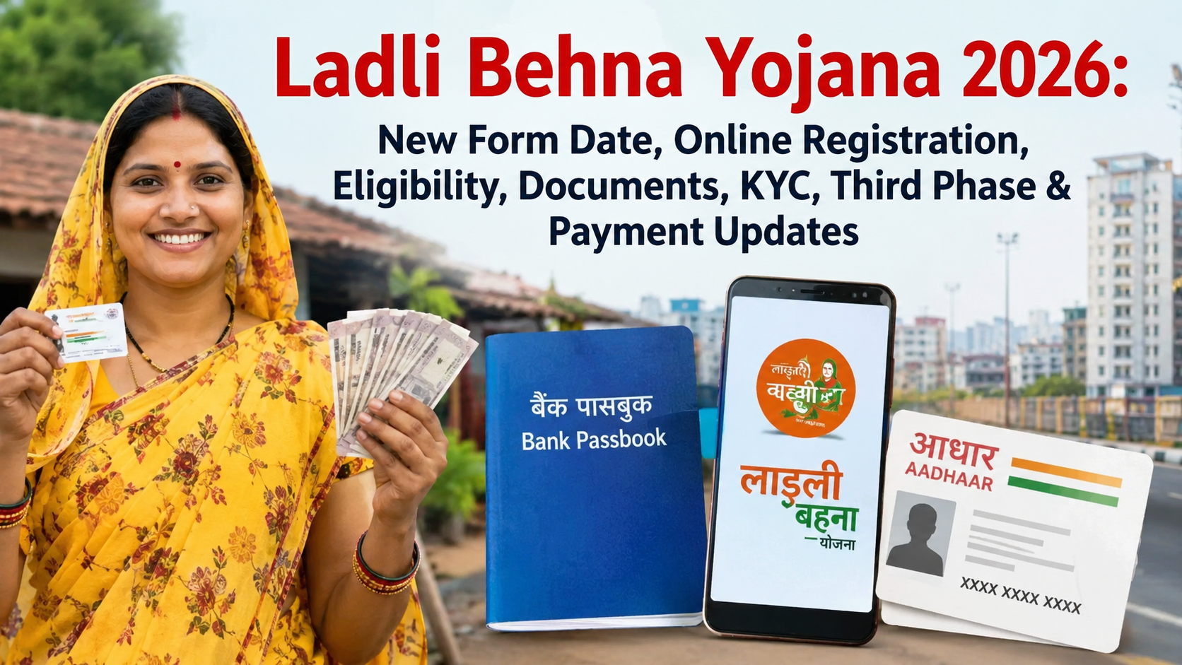 Ladli Behna Yojana 2026: New Form Date, Online Registration, Eligibility, Documents, KYC, Third Phase & Payment Updates