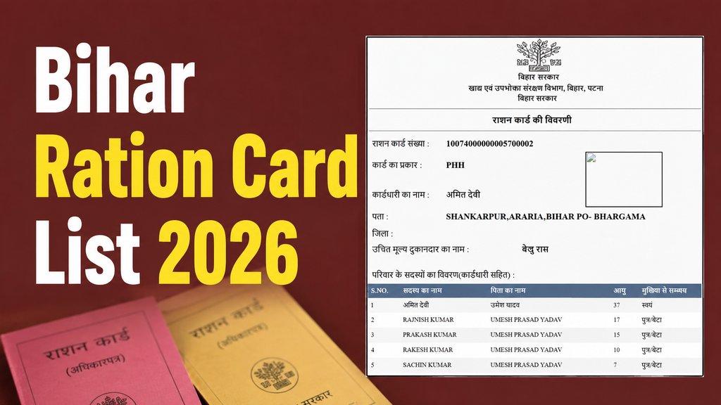 Bihar Ration Card 2026: Status Check, Ration Card List, Download and Online Apply 3 ChatGPT Image Aug 22 2026 08 07 44 PM