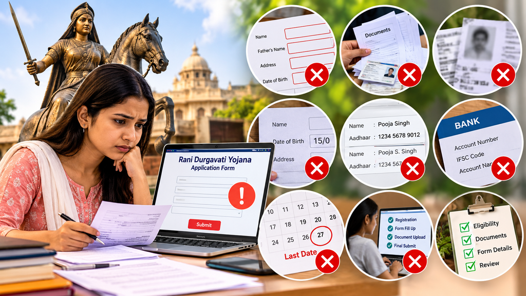 Rani Durgavati Yojana Application Mistakes