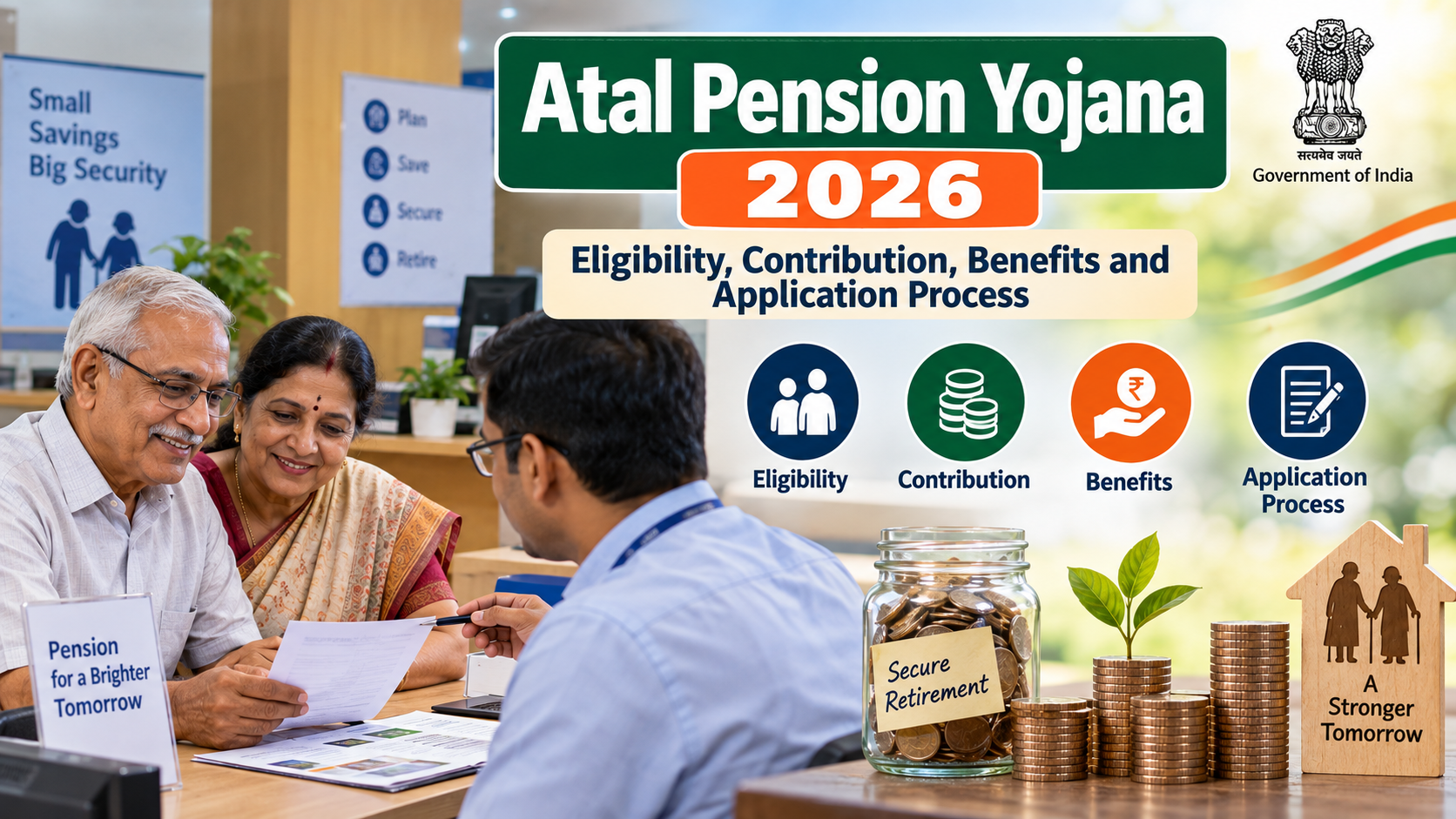 Atal Pension Yojana 2026: Eligibility, Contribution, Benefits and Application Process