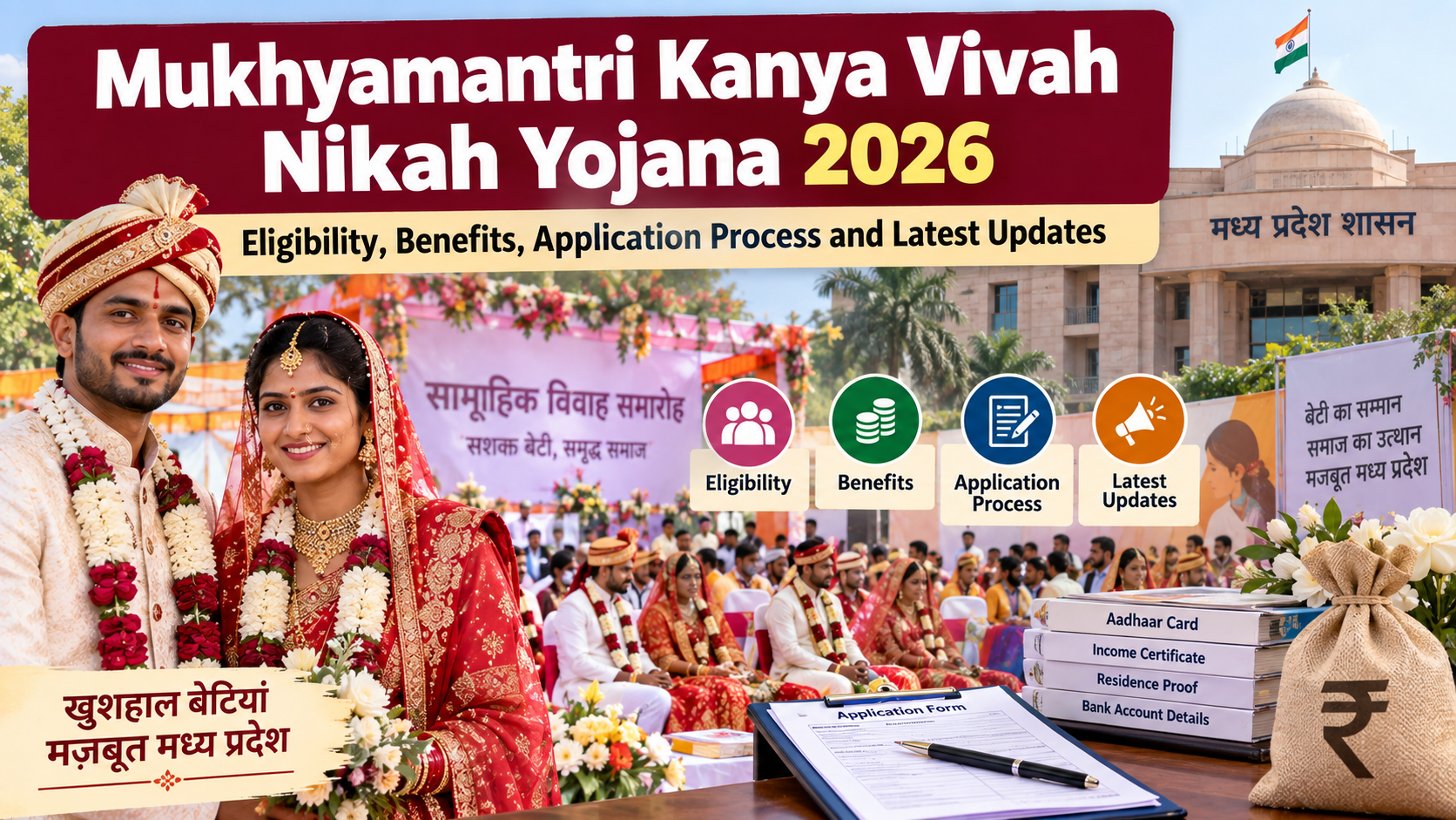Mukhyamantri Kanya Vivah Nikah Yojana 2026: Eligibility, Benefits, Application Process and Latest Updates