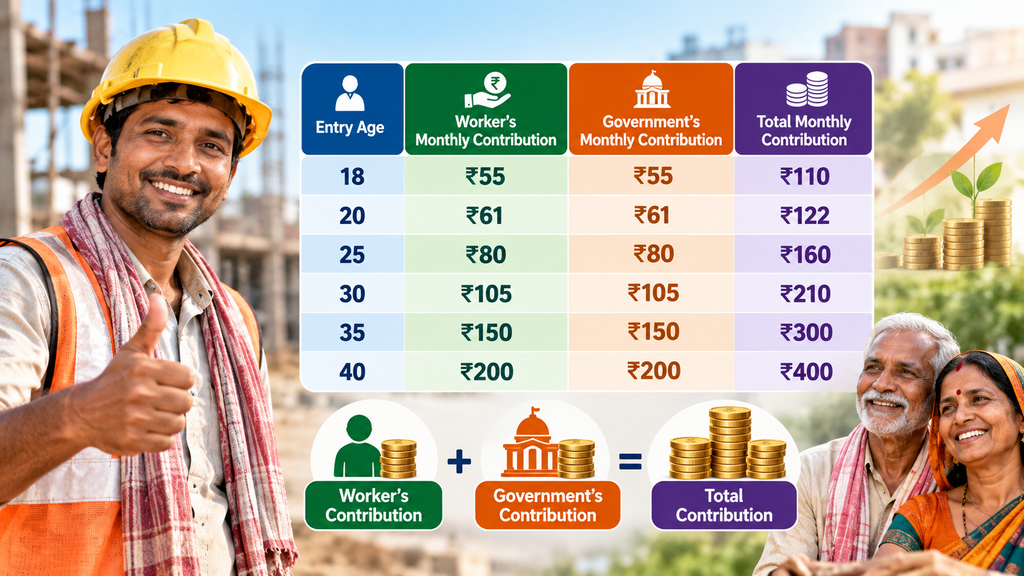 Pradhan Mantri Shram Yogi Maandhan Yojana 2026: Eligibility, Benefits, Contribution and Registration 3 ChatGPT Image Sep 26 2026 05 07 12 PM