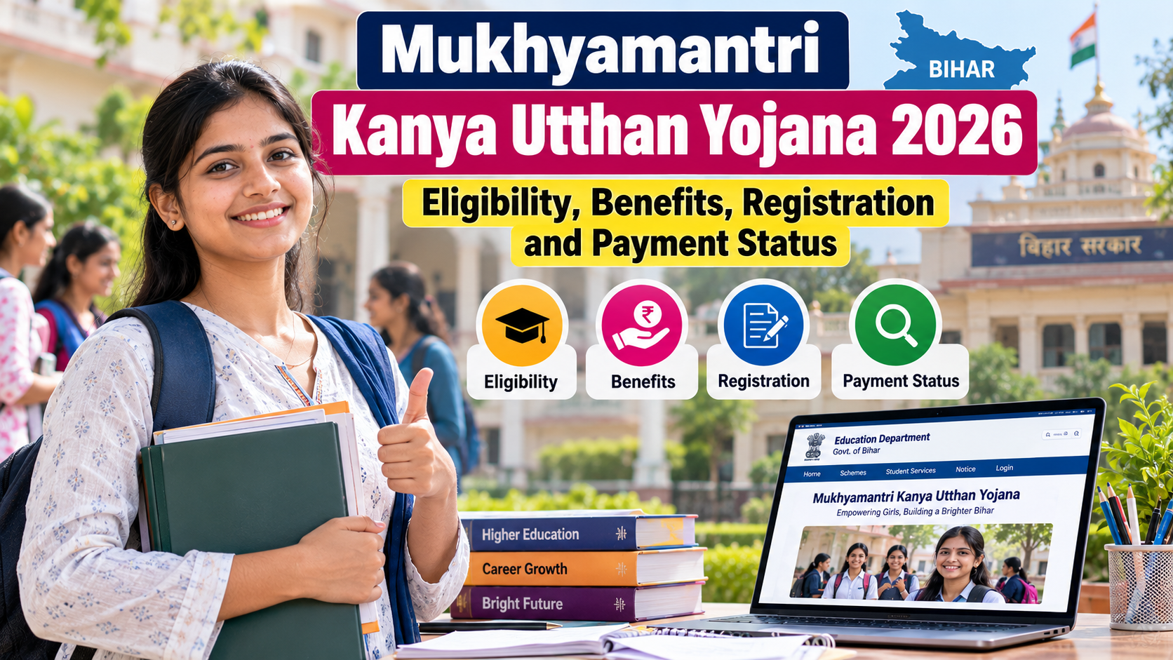 Mukhyamantri Kanya Utthan Yojana 2026: Eligibility, Benefits, Registration and Payment Status
