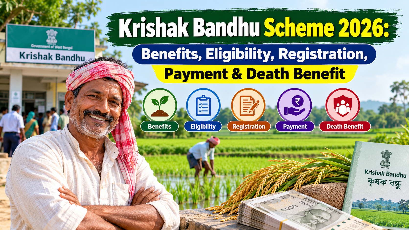 Krishak Bandhu Scheme 2026: Benefits, Eligibility, Registration, Payment & Death Benefit