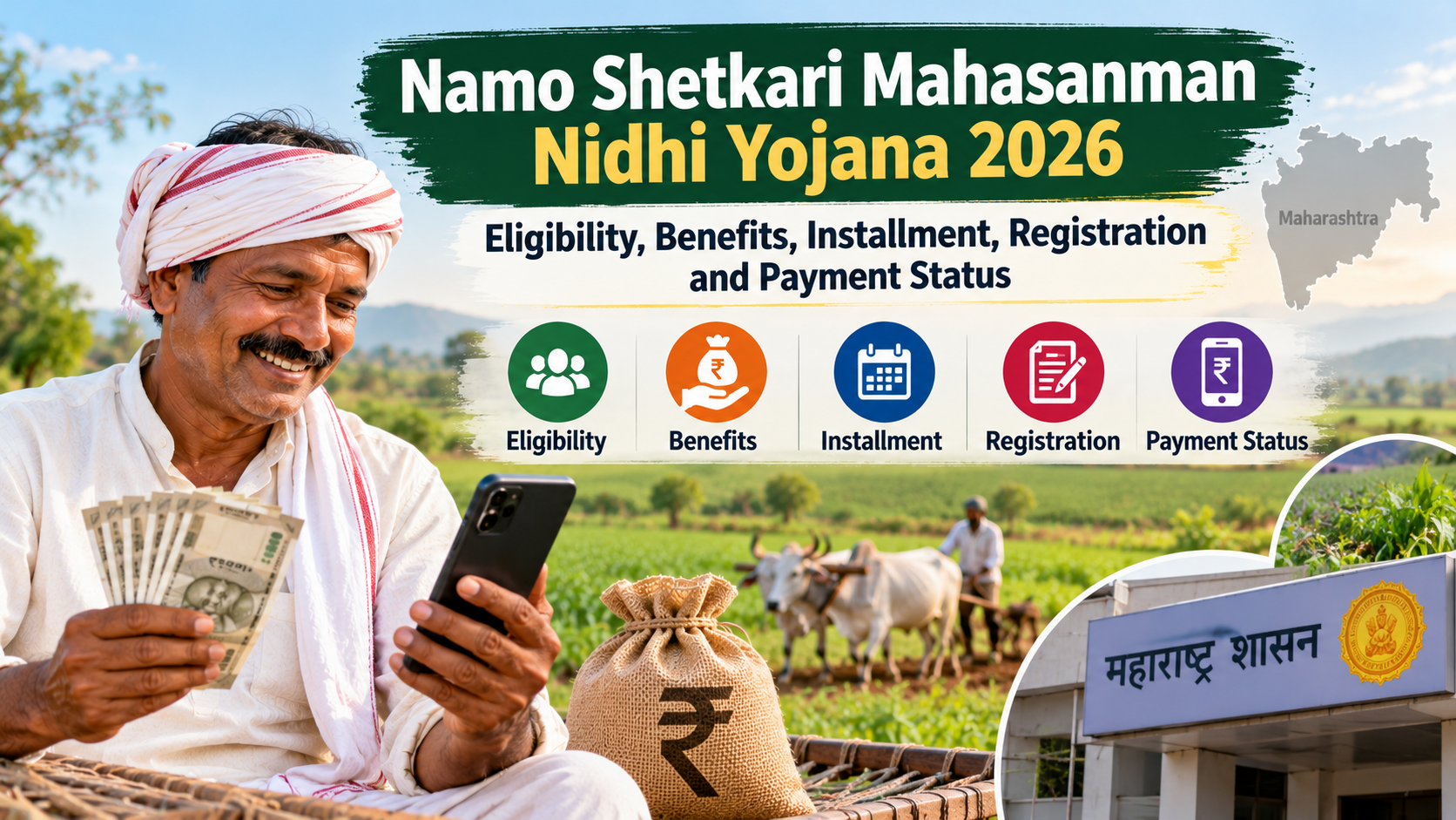 Namo Shetkari Mahasanman Nidhi Yojana 2026: Eligibility, Benefits, Installment, Registration and Payment Status