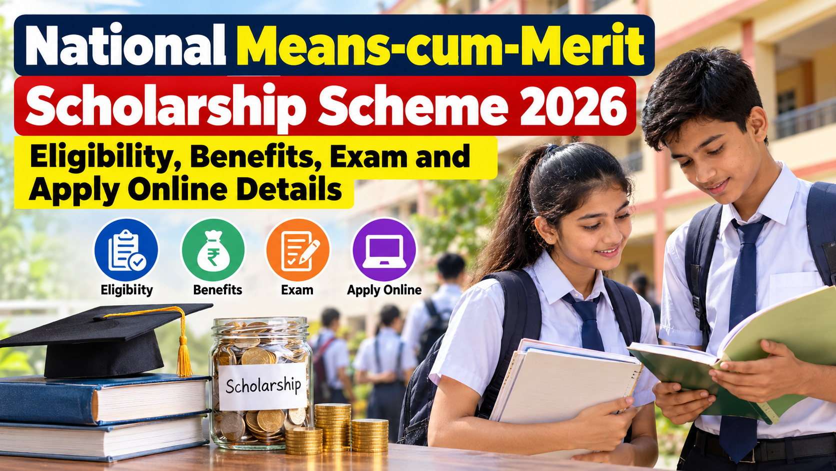 National Means-cum-Merit Scholarship Scheme 2026: Eligibility, Benefits, Exam and Apply Online Details