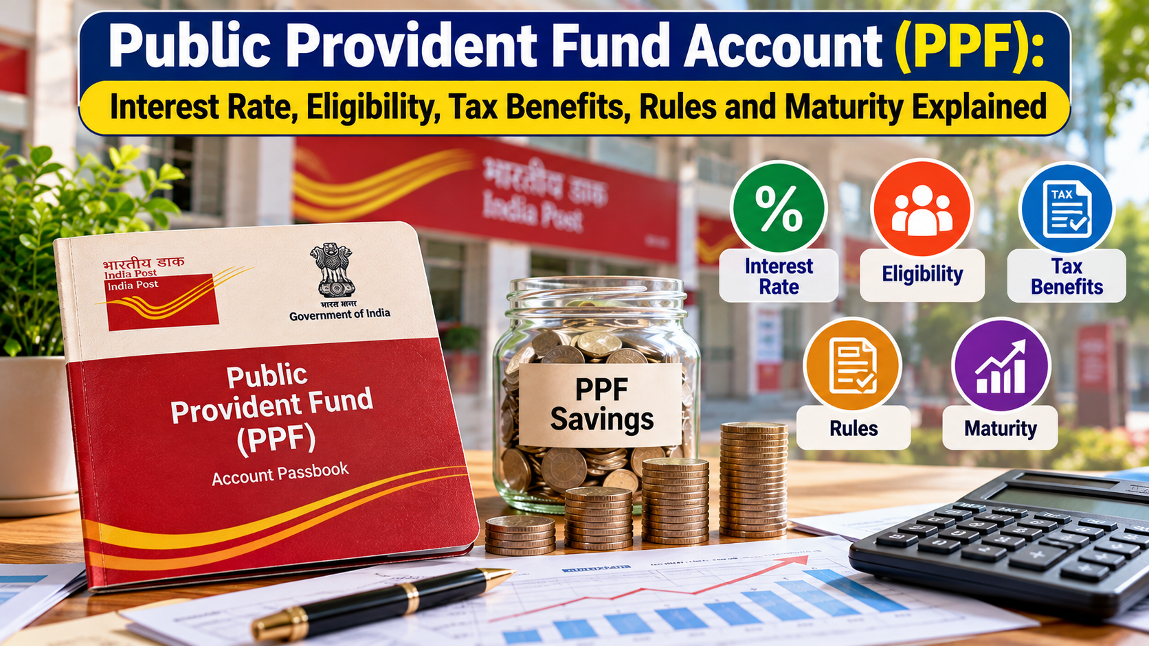 Public Provident Fund Account (PPF): Interest Rate, Eligibility, Tax Benefits, Rules and Maturity Explained