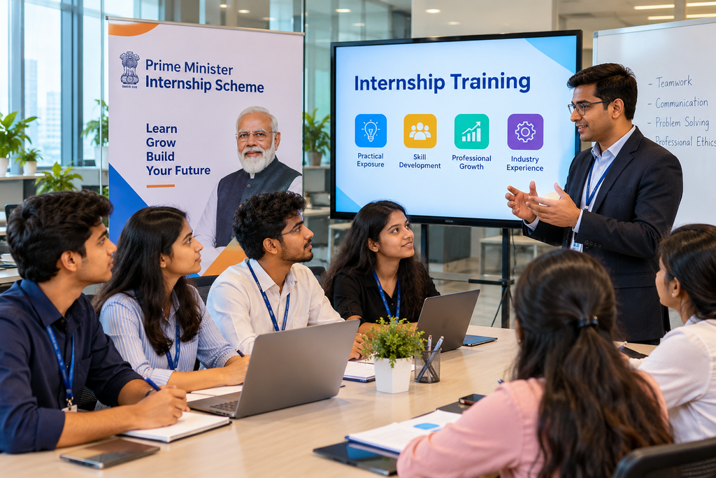 Prime Minister Internship Training Session