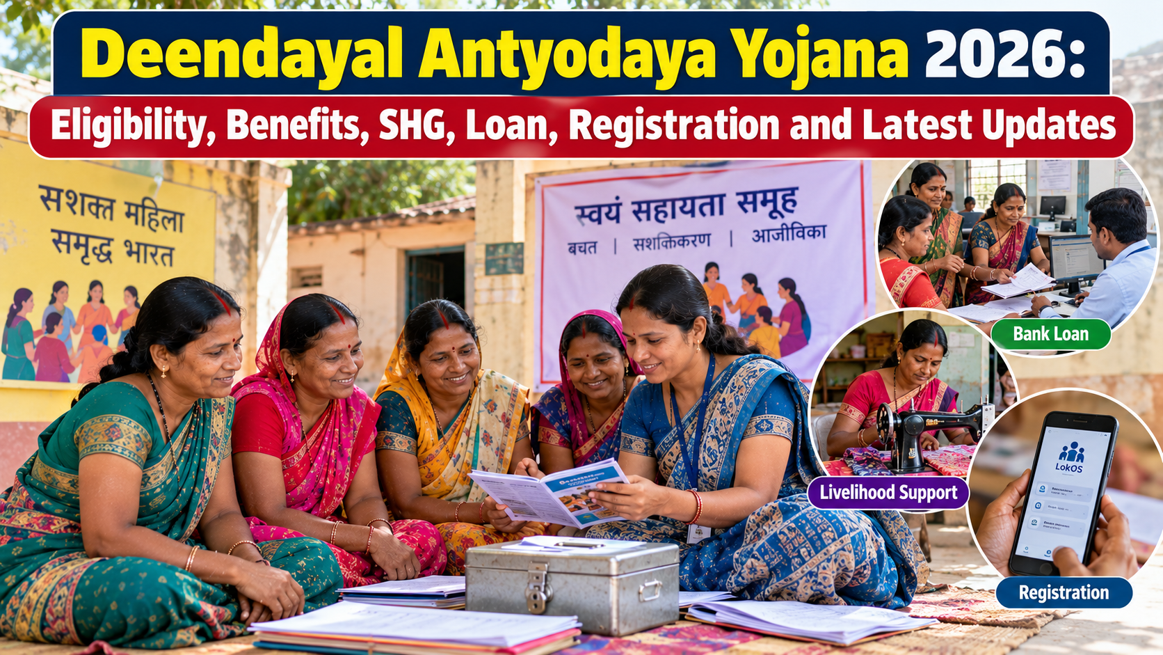 Deendayal Antyodaya Yojana 2026: Eligibility, Benefits, SHG, Loan, Registration and Latest Updates