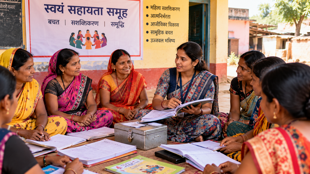 Rural Womens Self Help Group Meeting