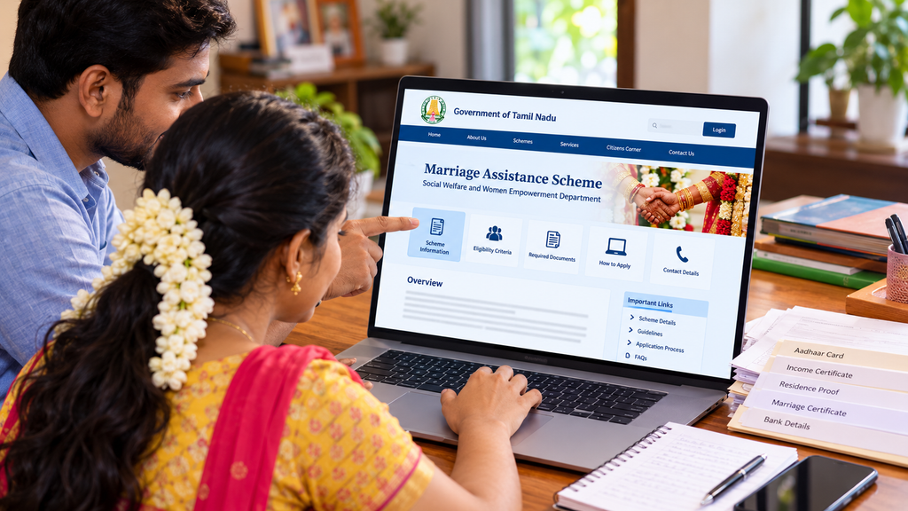 Tamil Nadu Marriage Scheme Online Application